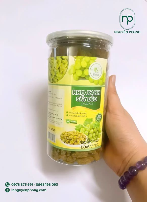 những điều cần lưu ý khi in tem dán nho khô